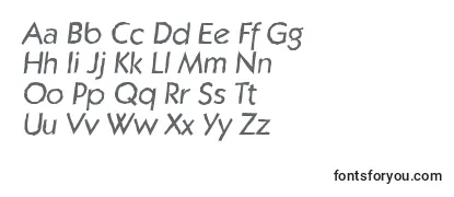 Обзор шрифта KoblenzantiqueItalic