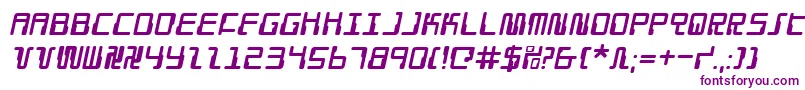 DroidLoverItalic-fontti – violetit fontit
