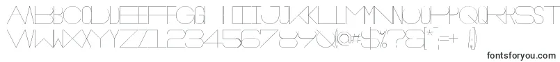 Oslo-fontti – akzidentiaaliset fontit
