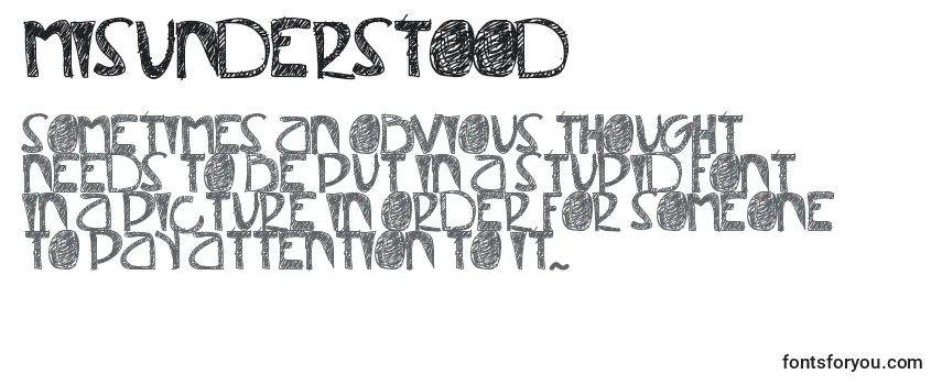 misunderstood, misunderstood font, download the misunderstood font, download the misunderstood font for free