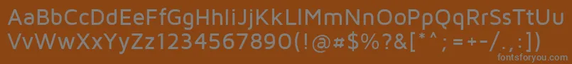 Шрифт Mavenpro Medium – серые шрифты на коричневом фоне
