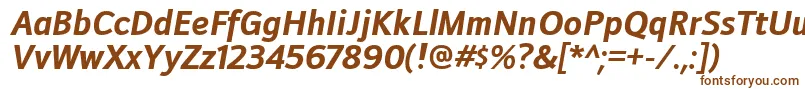 DoradanirgBolditalic Font – Brown Fonts