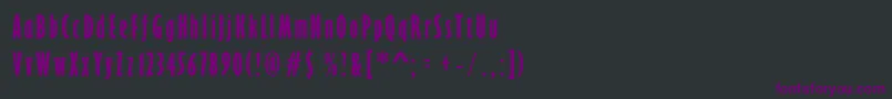 fuente GarrisonExtracond.Sans – Fuentes Moradas Sobre Fondo Negro