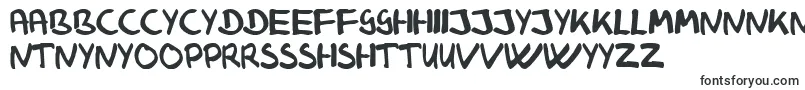 Шрифт Klausj – руанда шрифты