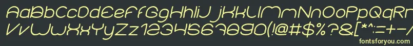 More about ElementaryItalic Font ElementaryItalic Font – Yellow Fonts on Black Background