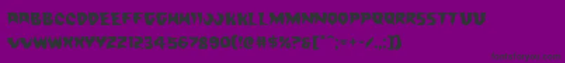 Countsuckulaexpand Font – Black Fonts on Purple Background