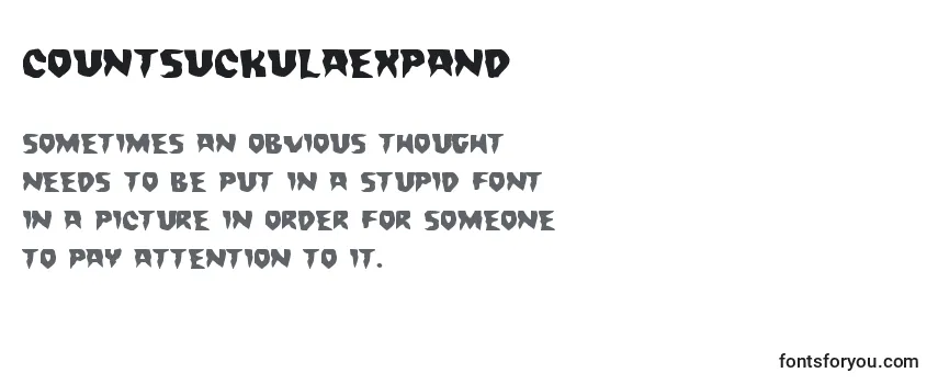 Countsuckulaexpand Font