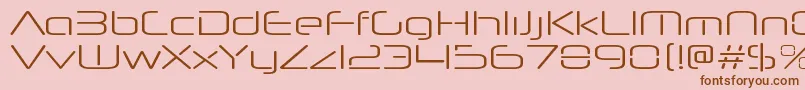 Подробнее о шрифте NeuropolnovaxpltRegular Шрифт NeuropolnovaxpltRegular – коричневые шрифты на розовом фоне