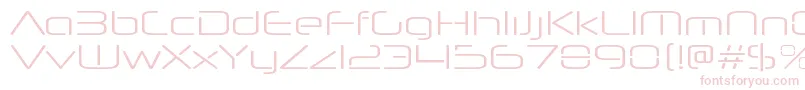 fuente NeuropolnovaxpltRegular – Fuentes Rosadas Sobre Fondo Blanco