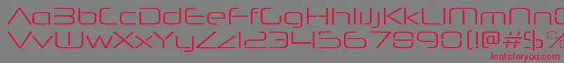 Weitere Informationen zur NeuropolnovaxpltRegular-Schriftart NeuropolnovaxpltRegular-Schriftart – Rote Schriften auf grauem Hintergrund