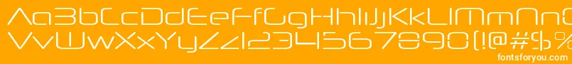 Saiba mais sobre a fonte NeuropolnovaxpltRegular Fonte NeuropolnovaxpltRegular – fontes brancas em um fundo laranja