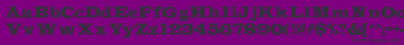 Indubitably ffy Font – Black Fonts on Purple Background