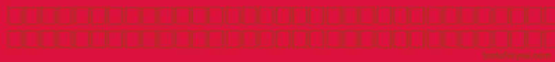Bodonif9 Font – Brown Fonts on Red Background