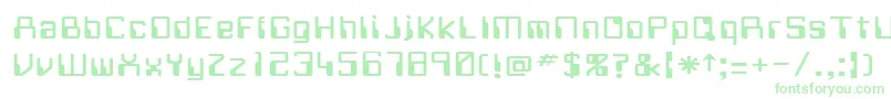 WitchHunt4 Font – Green Fonts on White Background