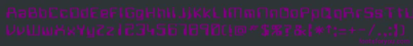 WitchHunt4 Font – Purple Fonts on Black Background