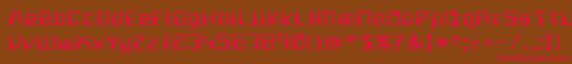 WitchHunt4 Font – Red Fonts on Brown Background