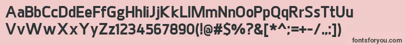 More about JuhlHeavy Font JuhlHeavy Font – Black Fonts on Pink Background