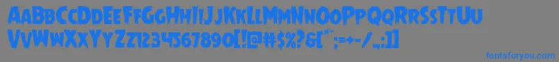 Weitere Informationen zur Mrsmonster-Schriftart Mrsmonster-Schriftart – Blaue Schriften auf grauem Hintergrund
