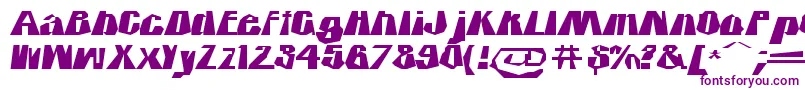 Iciclecountry Font – Purple Fonts on White Background