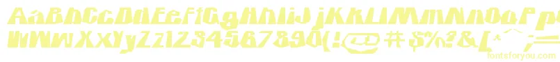 Iciclecountry Font – Yellow Fonts on White Background