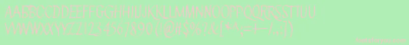 GreenQueen Font – Pink Fonts on Green Background