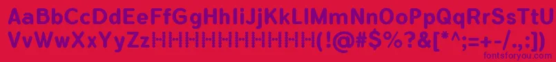 FlamanteRoundBoldFfp Font – Purple Fonts on Red Background