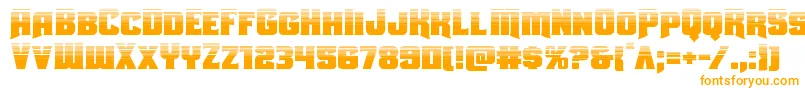 Uniongrayhalf Font – Orange Fonts on White Background