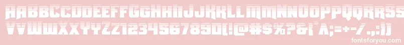 Uniongrayhalf Font – White Fonts on Pink Background