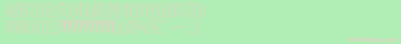 ObcecadaSerifFfp Font – Pink Fonts on Green Background