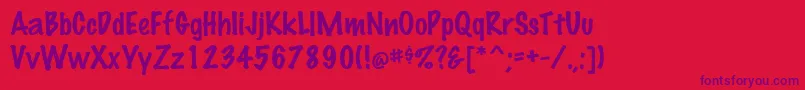 En savoir plus sur la police Marker ffy Police Marker ffy – polices violettes sur fond rouge