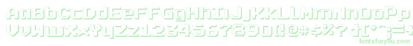 Realpolv2s Font – Green Fonts on White Background