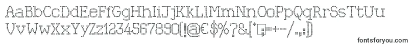 Czcionka KingthingsXstitch – czcionki dla Microsoft Word