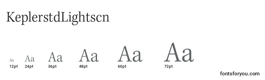 KeplerstdLightscn Font Sizes