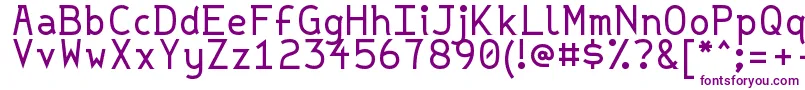 Strvar Font – Purple Fonts on White Background