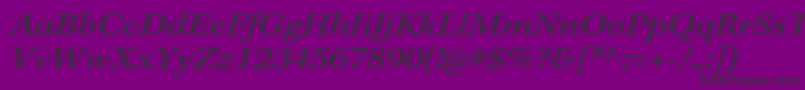 KeplerstdExtit Font – Black Fonts on Purple Background