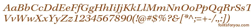 KeplerstdExtit Font – Brown Fonts on White Background