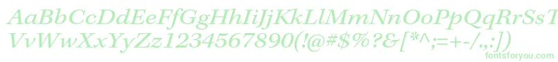 KeplerstdExtit-Schriftart – Grüne Schriften