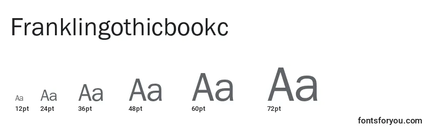 Franklingothicbookc Font Sizes