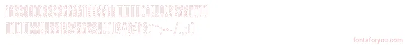 Undergroundroseout Font – Pink Fonts on White Background