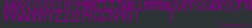 Więcej informacji o czcionce MtfXoxovo2.1 Czcionka MtfXoxovo2.1 – fioletowe czcionki na czarnym tle