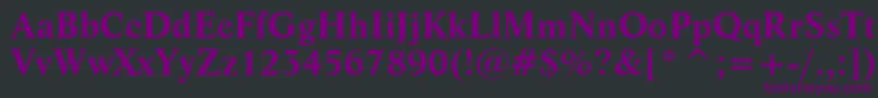 LifeBoldBt Font – Purple Fonts on Black Background