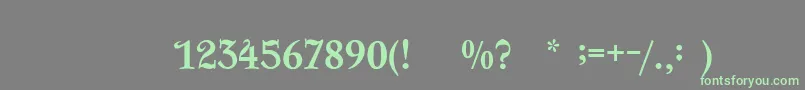 More about FairyQueen Font FairyQueen Font – Green Fonts on Gray Background