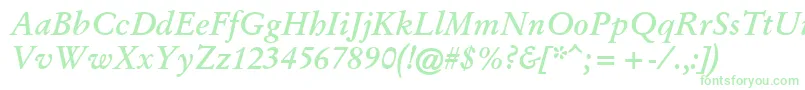 GaryowenBolditalic Font – Green Fonts