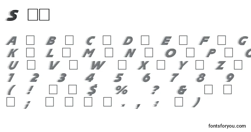 Czcionka Slp – alfabet, cyfry, specjalne znaki