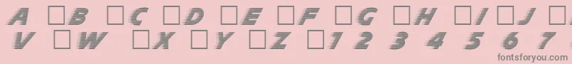 Slp Font – Gray Fonts on Pink Background