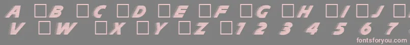 Slp Font – Pink Fonts on Gray Background