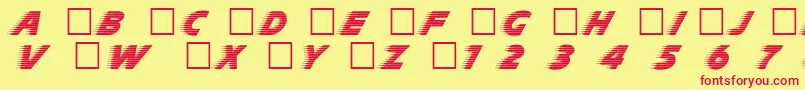 Slp Font – Red Fonts on Yellow Background