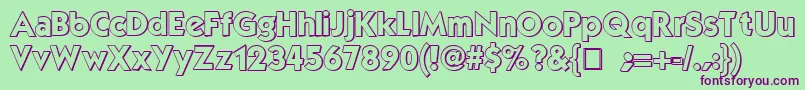 En savoir plus sur la police MouserOutline Police MouserOutline – polices violettes sur fond vert