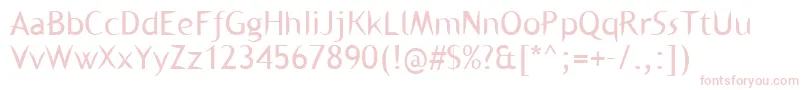 Kl1binaerfabet Font – Pink Fonts