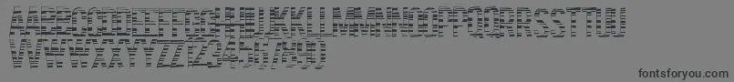 フォントCodebars – 黒い文字の灰色の背景